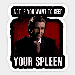 Retro Willem Dafoe Women My Favorite Sticker